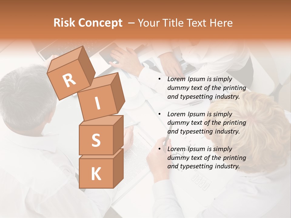 Keypad Paper Person PowerPoint Template