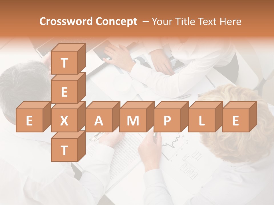 Keypad Paper Person PowerPoint Template