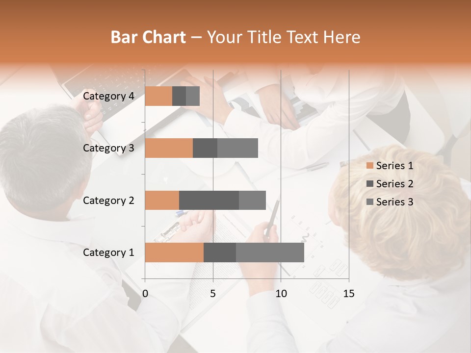 Keypad Paper Person PowerPoint Template