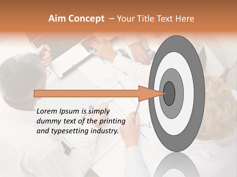 Keypad Paper Person PowerPoint Template