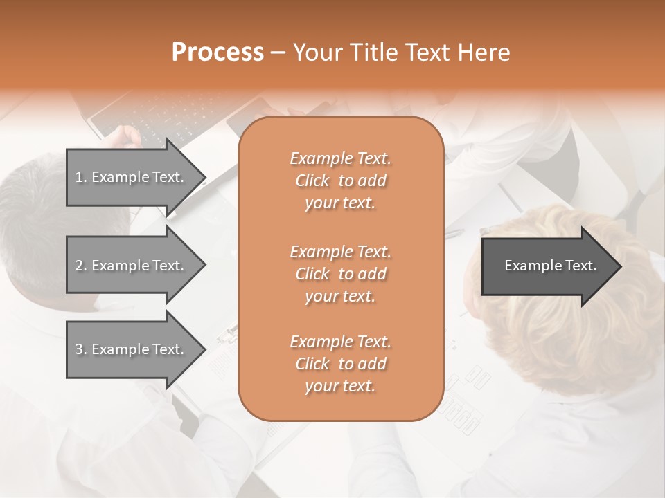 Keypad Paper Person PowerPoint Template