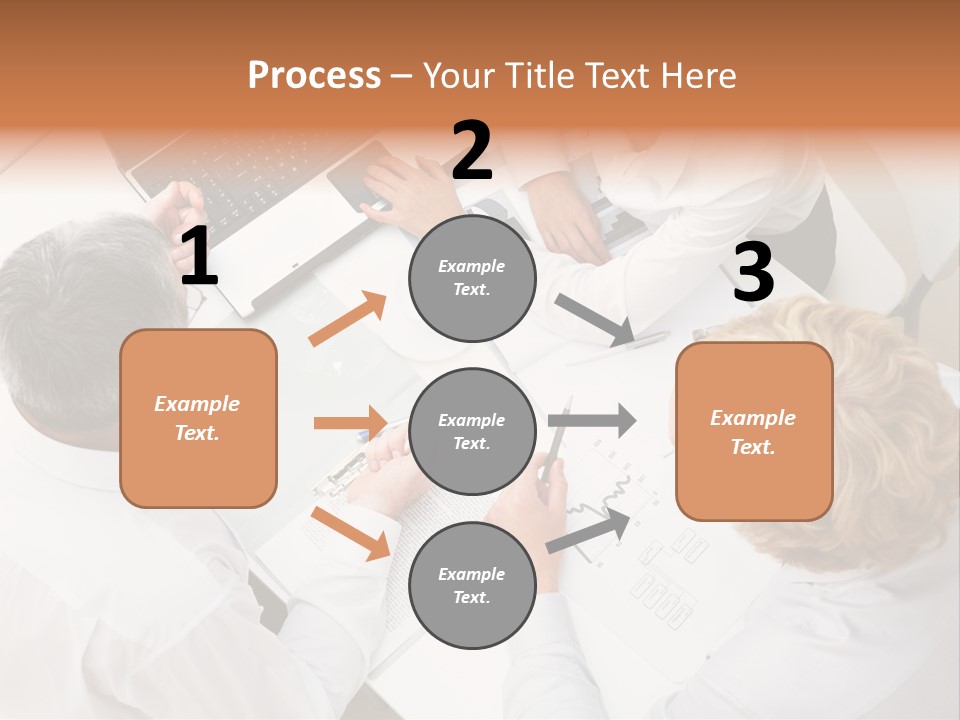 Keypad Paper Person PowerPoint Template
