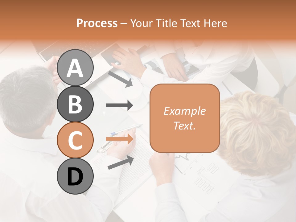 Keypad Paper Person PowerPoint Template
