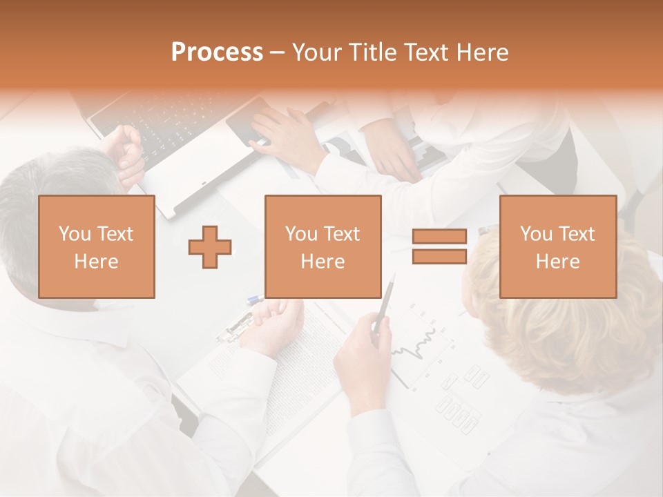 Keypad Paper Person PowerPoint Template