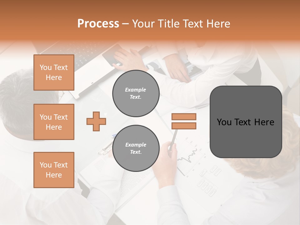 Keypad Paper Person PowerPoint Template
