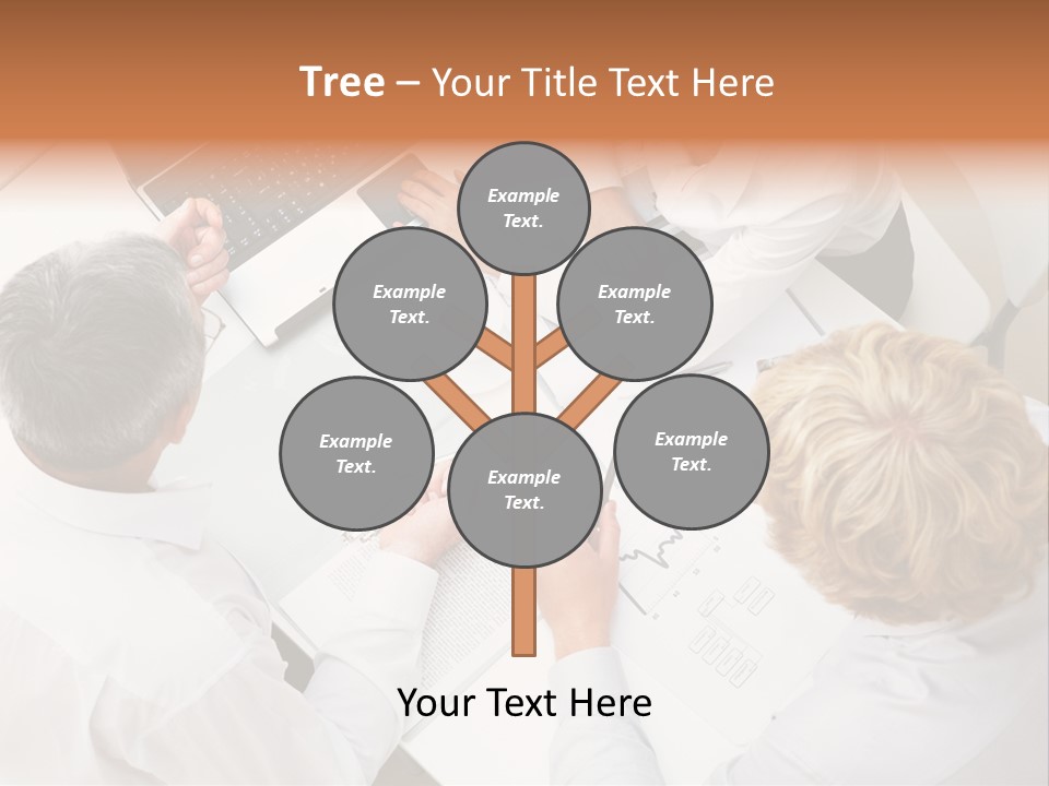 Keypad Paper Person PowerPoint Template