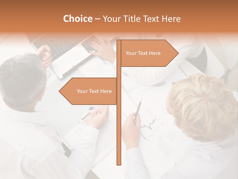 Keypad Paper Person PowerPoint Template