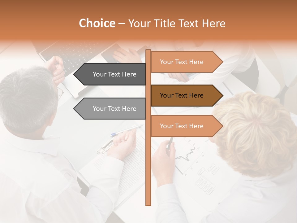 Keypad Paper Person PowerPoint Template