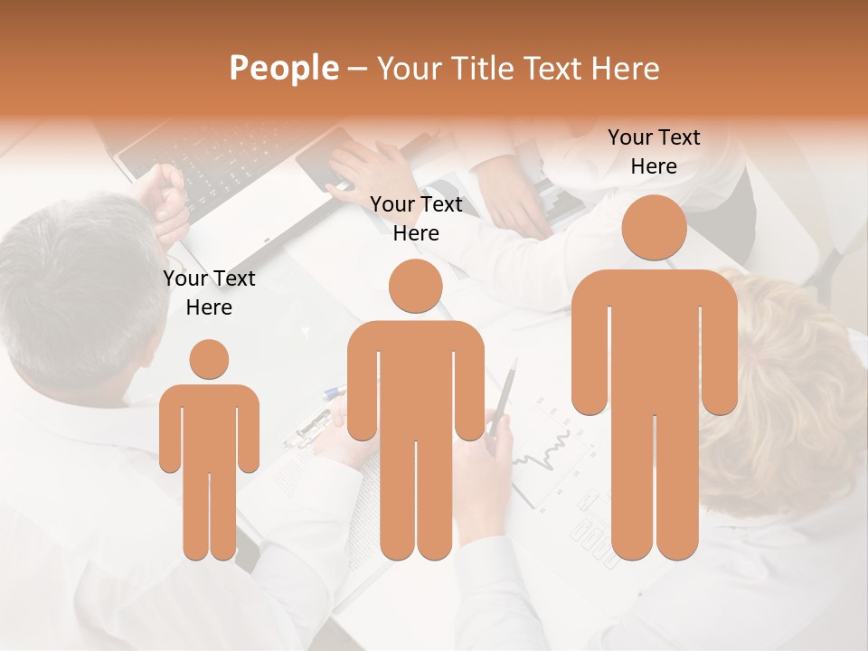 Keypad Paper Person PowerPoint Template