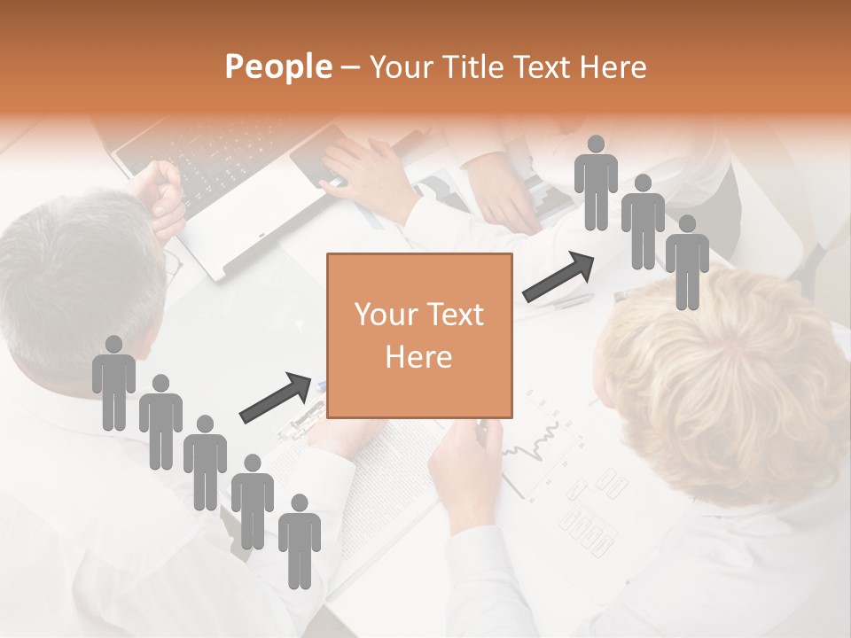 Keypad Paper Person PowerPoint Template