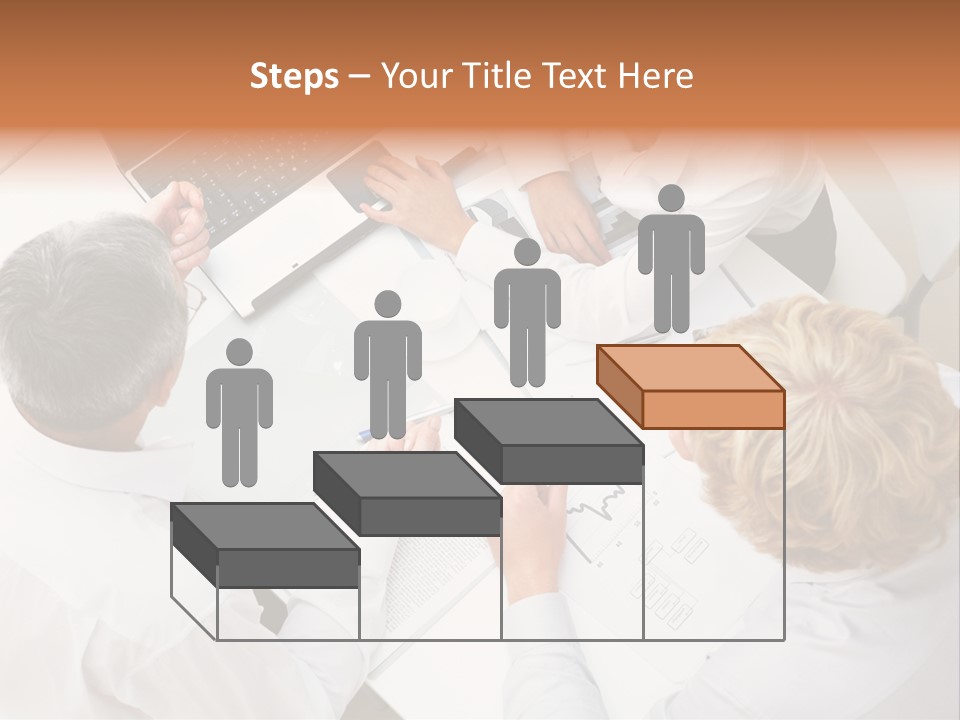 Keypad Paper Person PowerPoint Template