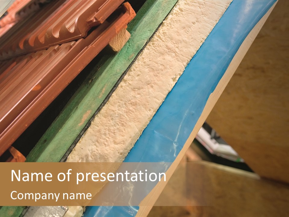 Rafters Attic Heat PowerPoint Template