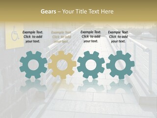Handicapped Wheel Equipment PowerPoint Template