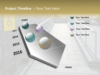 Handicapped Wheel Equipment PowerPoint Template