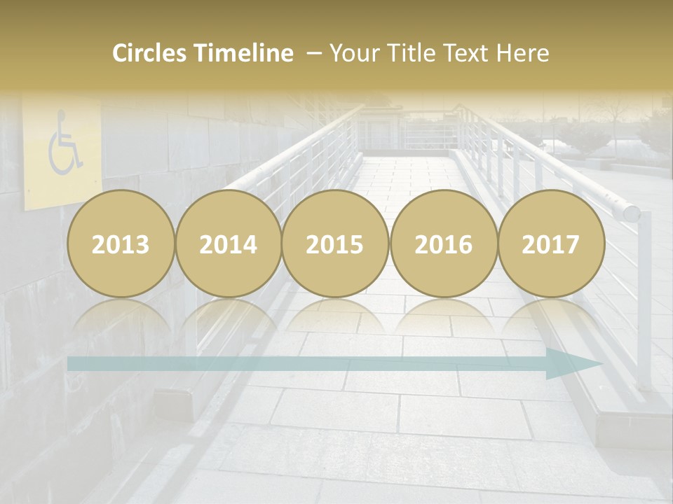 Handicapped Wheel Equipment PowerPoint Template