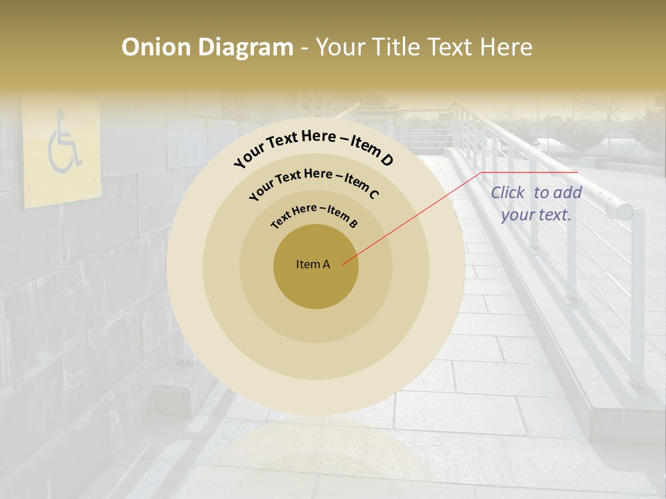 Handicapped Wheel Equipment PowerPoint Template