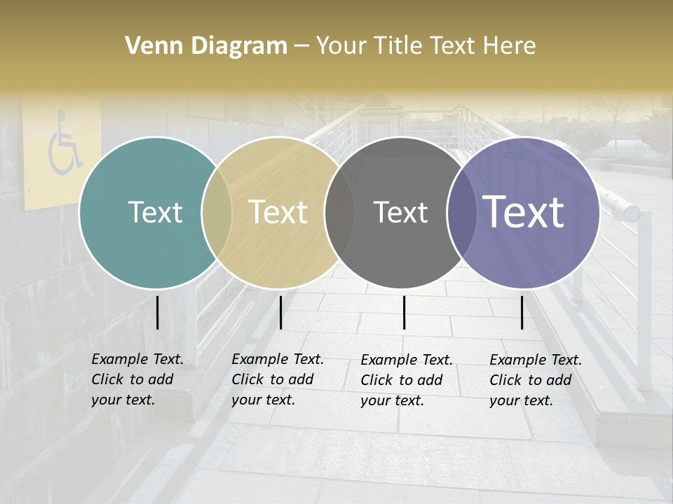 Handicapped Wheel Equipment PowerPoint Template