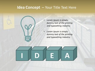 Handicapped Wheel Equipment PowerPoint Template