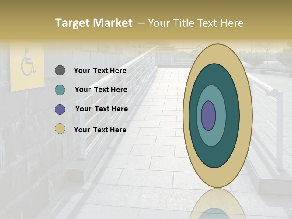 Handicapped Wheel Equipment PowerPoint Template