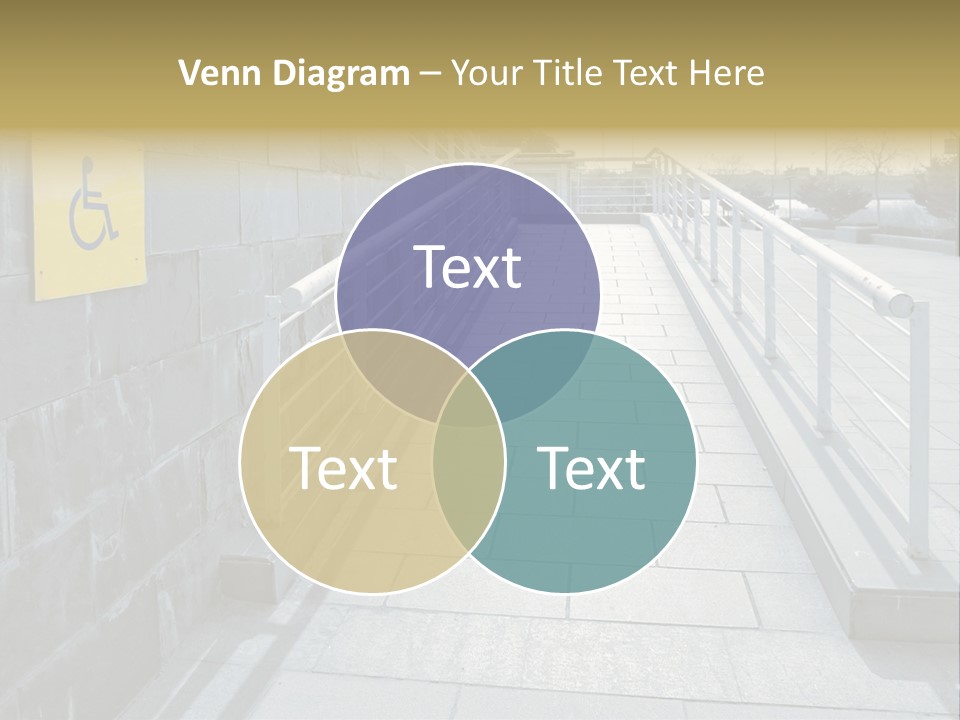 Handicapped Wheel Equipment PowerPoint Template