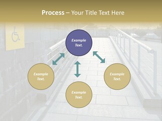 Handicapped Wheel Equipment PowerPoint Template