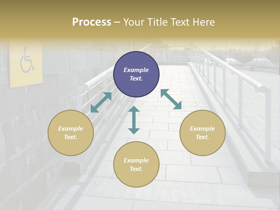 Handicapped Wheel Equipment PowerPoint Template
