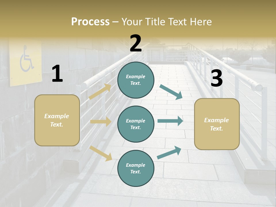 Handicapped Wheel Equipment PowerPoint Template