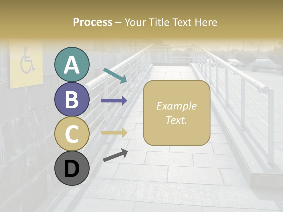 Handicapped Wheel Equipment PowerPoint Template