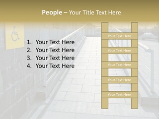 Handicapped Wheel Equipment PowerPoint Template