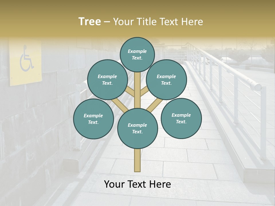 Handicapped Wheel Equipment PowerPoint Template