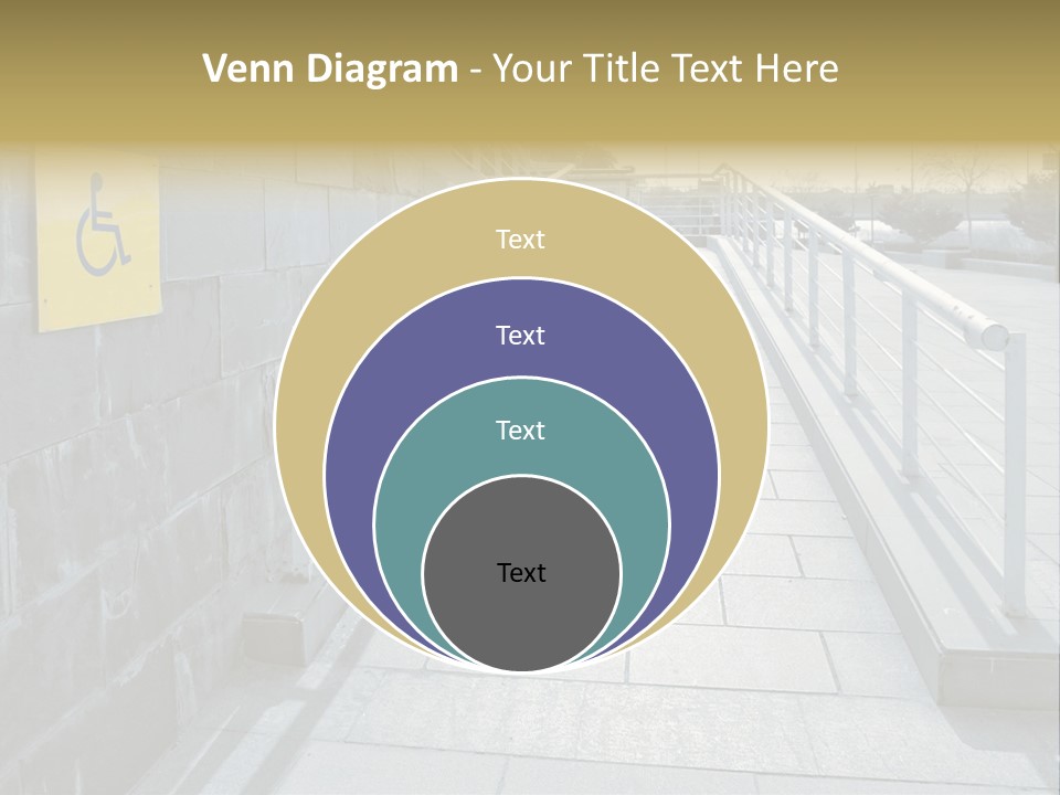 Handicapped Wheel Equipment PowerPoint Template
