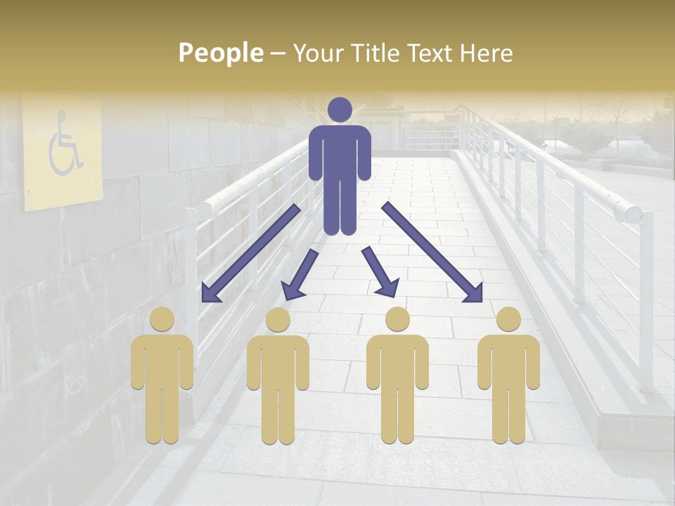 Handicapped Wheel Equipment PowerPoint Template