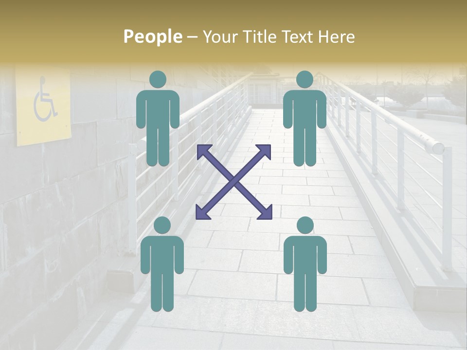 Handicapped Wheel Equipment PowerPoint Template