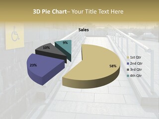Handicapped Wheel Equipment PowerPoint Template