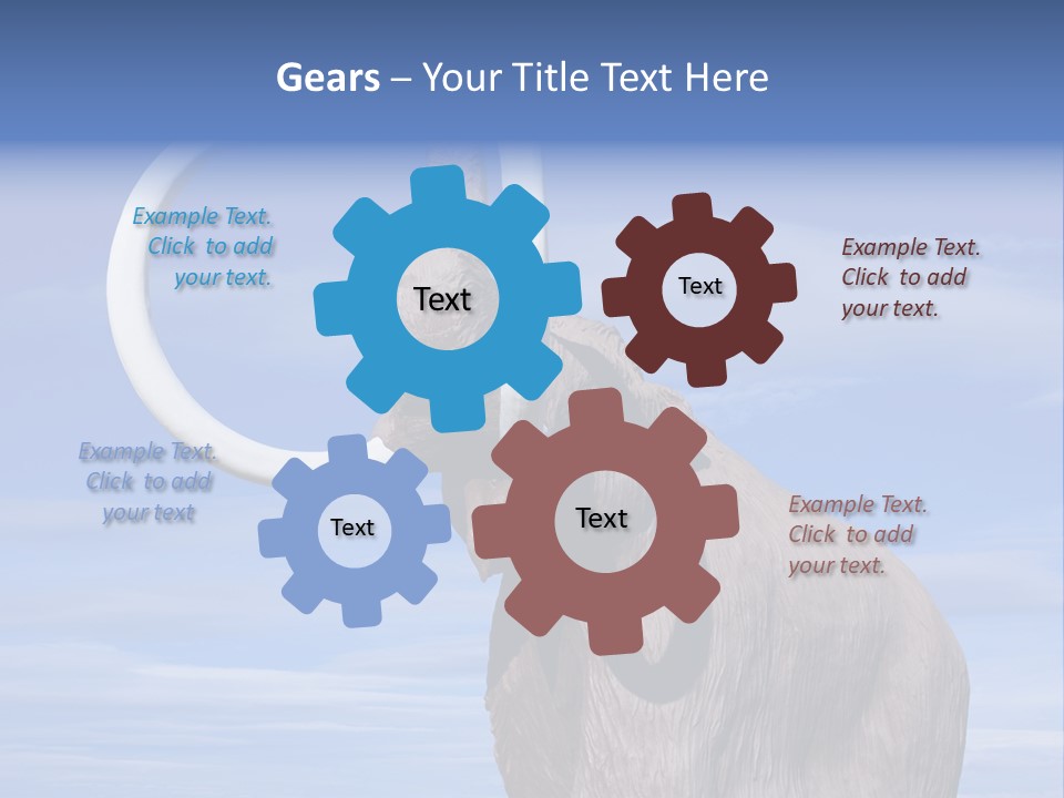 Scary Vertebrate Creature PowerPoint Template