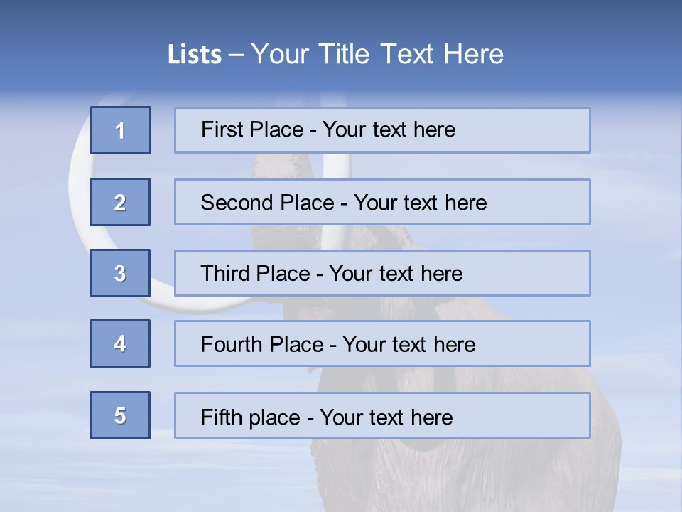Scary Vertebrate Creature PowerPoint Template
