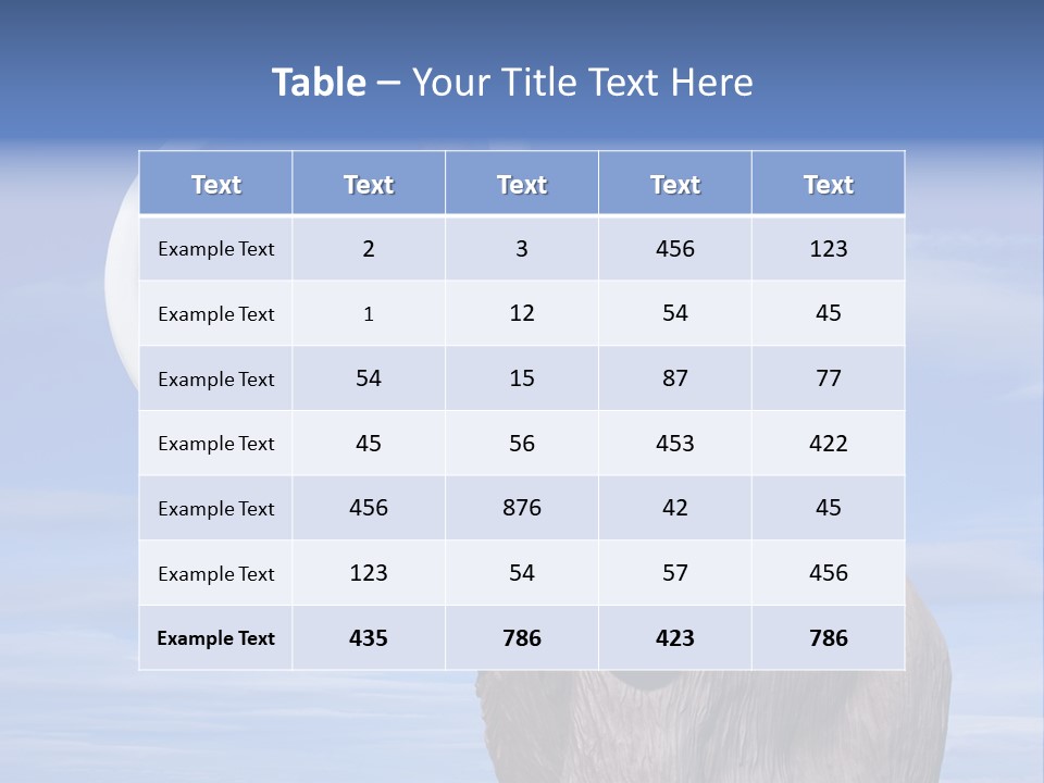 Scary Vertebrate Creature PowerPoint Template