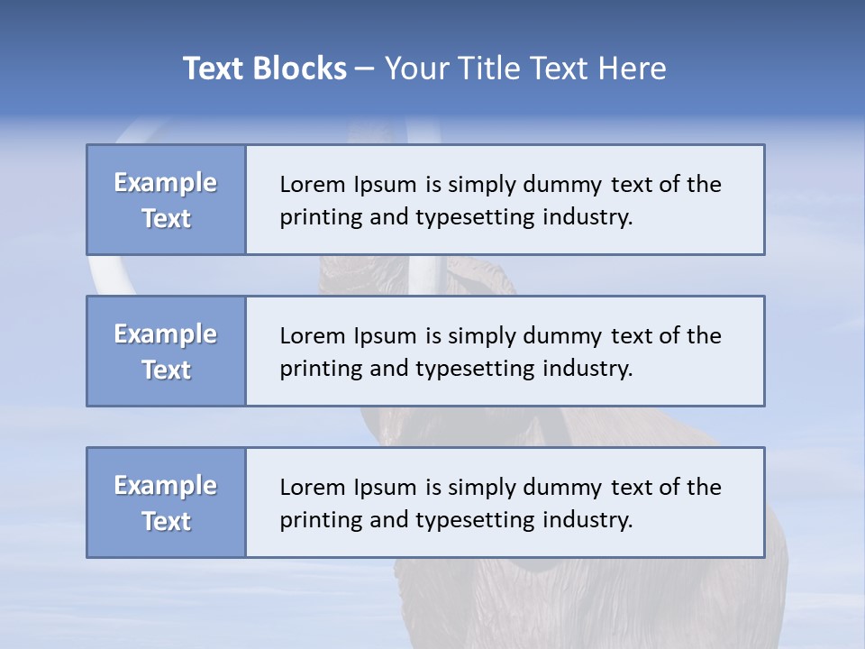 Scary Vertebrate Creature PowerPoint Template