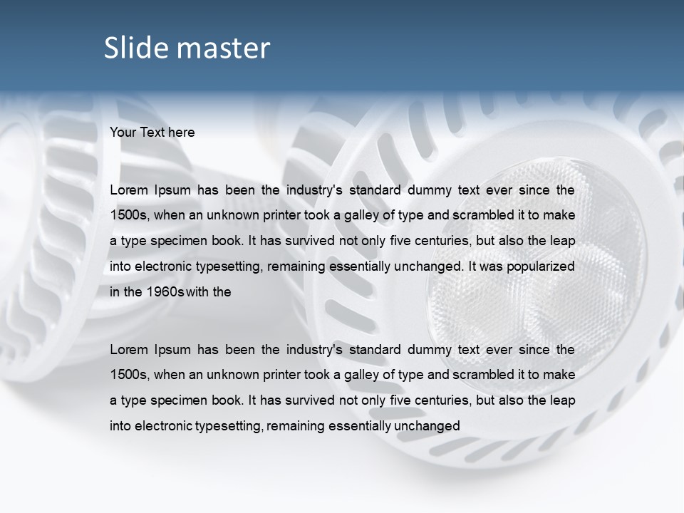 Led Low Eco PowerPoint Template