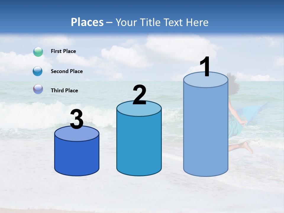 Peaceful Ocean Aqua PowerPoint Template