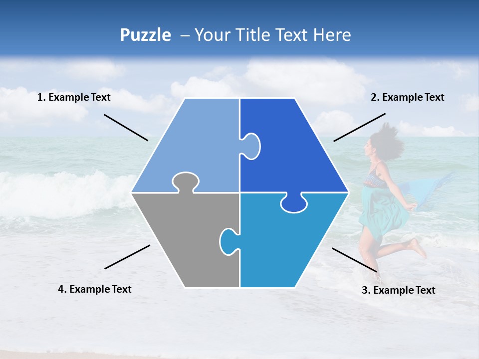 Peaceful Ocean Aqua PowerPoint Template