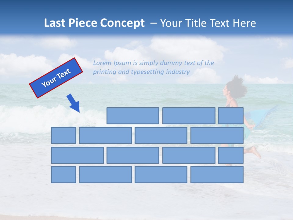 Peaceful Ocean Aqua PowerPoint Template