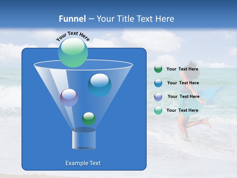 Peaceful Ocean Aqua PowerPoint Template