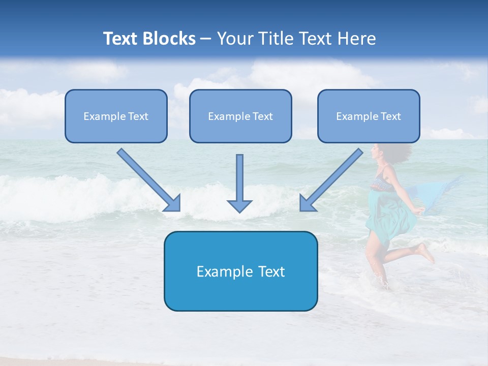 Peaceful Ocean Aqua PowerPoint Template