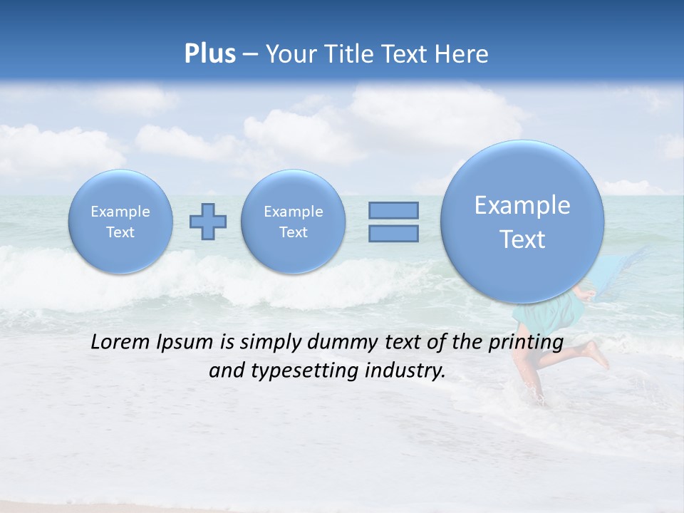 Peaceful Ocean Aqua PowerPoint Template