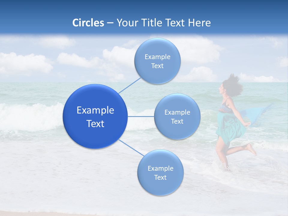 Peaceful Ocean Aqua PowerPoint Template