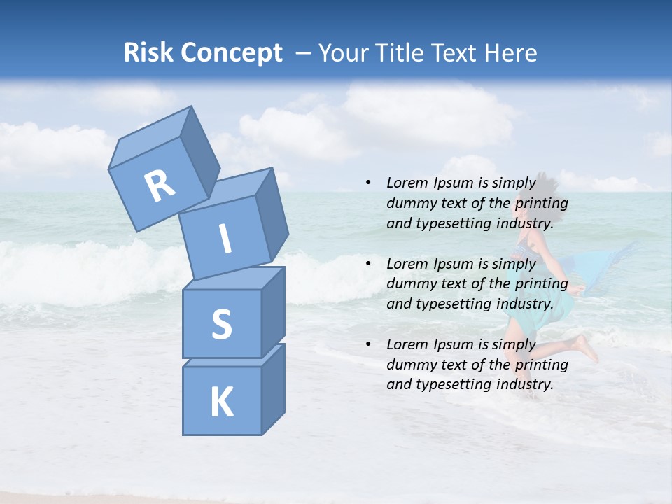 Peaceful Ocean Aqua PowerPoint Template