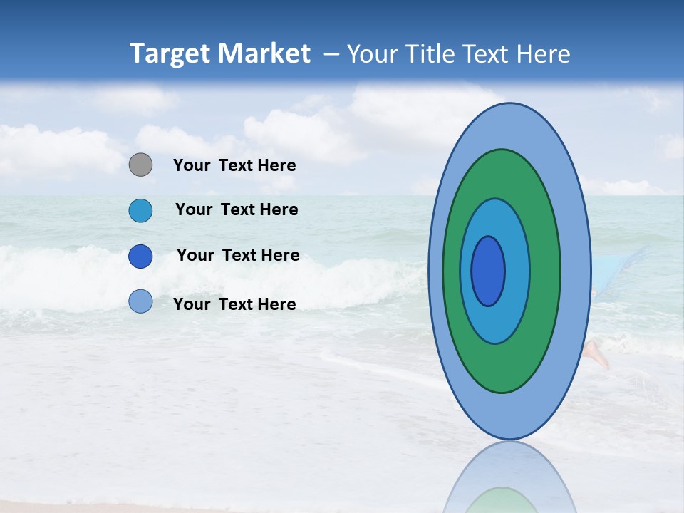 Peaceful Ocean Aqua PowerPoint Template