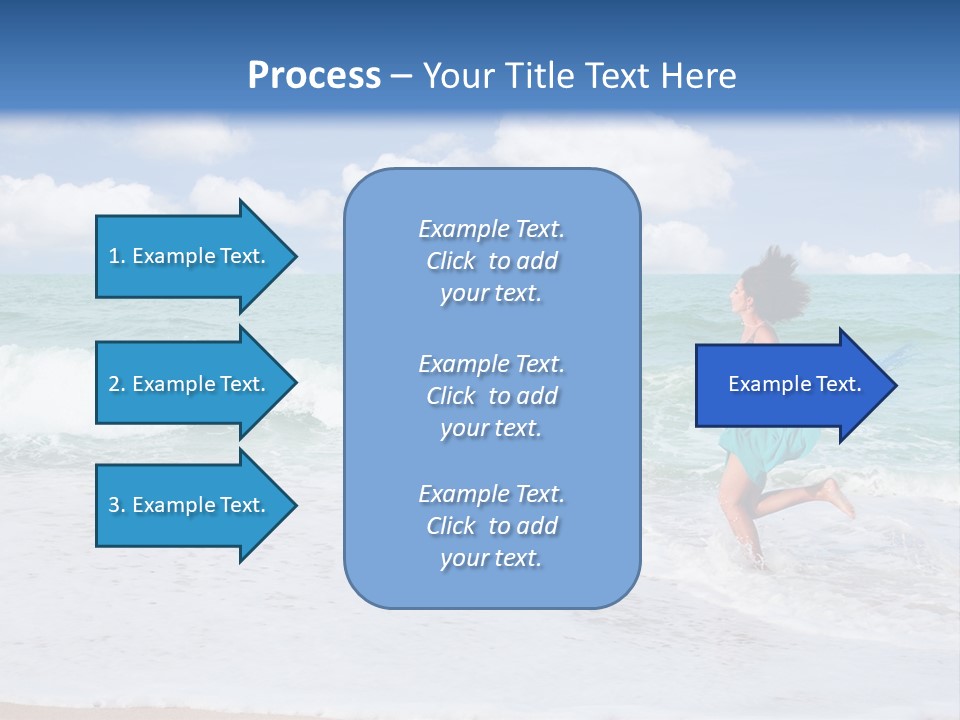 Peaceful Ocean Aqua PowerPoint Template