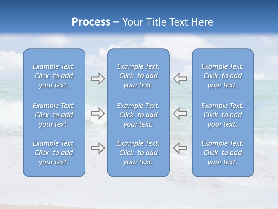 Peaceful Ocean Aqua PowerPoint Template